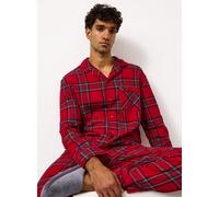 Matching Family Men's Christmas Red Traditional Check Pyjamas XS