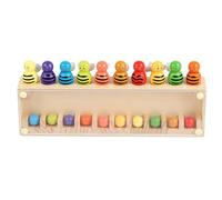 Matching Game, Educational Color Learning Toy, Wooden Bee Shape Puzzle, Interactive and Skill-Building Design, for Preschool, Kindergarten, Classroom Use by Boys Girls