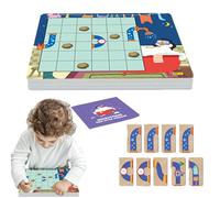 Matching Game For Kids - Color Puzzle Board, Learning Toy, Shape Training Playset, Portable Educational Activity, Funny Building Challenge | Early Education Matching Game For Boys Girls