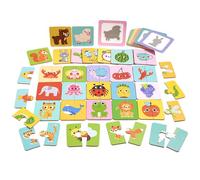 Matching Game - Matching Puzzles | Educational Sorting Activity Toy for Boys Girls 3 Years and Up Travel Kindergarten Nursery Classroom