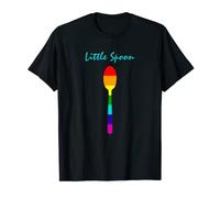 matching gay couple rainbow big Spoon little spoon T-Shirt