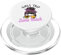 Matching Girls Trip Coronado Beach Messy Hair Bun PopSockets PopGrip for MagSafe