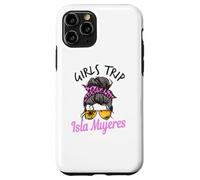 Matching Girls Trip Isla Mujeres Mexico Messy Hair Bun Case for iPhone 11 Pro