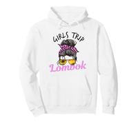 Matching Girls Trip Lombok Messy Hair Bun Pullover Hoodie
