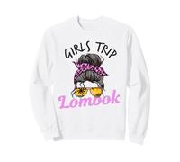 Matching Girls Trip Lombok Messy Hair Bun Sweatshirt