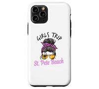Matching Girls Trip St. Pete Beach Florida Messy Hair Women Case for iPhone 11 Pro