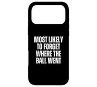 Matching Golf Most Likely to Forget Where the Ball Went Case for iPhone 17 Pro Max