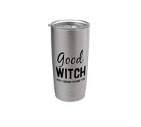 Matching Good Bad Witch BFF Halloween Stainless Steel Insulated Tumbler