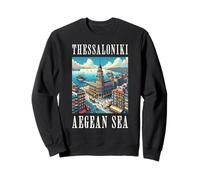 Matching Greek And Greece Thessaloniki Sweatshirt