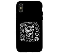 Matching Group Book Club for beach babes who love reading Case for iPhone X/XS