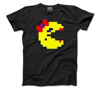 Matching Group Tshirt - Fun 8-bit Tee Costume for Halloween Fancy Dress 80s 90s Party Idea Mrs - L Black