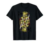 Matching Halloween Couple Playing Card Zombie King Spades T-Shirt