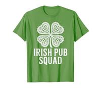Matching Irish Pub Squad, Celtic Knot Shamrock St Patricks T-Shirt