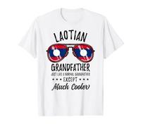 Matching Laotian Grandfather Value Graphic T-Shirt, Men, White, L