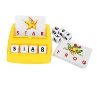 Matching Letter Game, Puzzle Preschool Spelling Game Toys Alphabet Recognition Spelling Reading Memory Game for Kids Toddlers(Remember Word Game 0173)