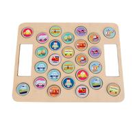 Matching Memory Game Board - Chess Board Game Set, Cartoon Pattern Early Learning, Logical Thinking Toys Children, Age 3 Plus Educational, Developmental Playset Fun Activity, Kids Brain Skill Toy