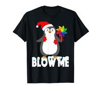 Matching Penguin Pajamas for Gay Couples Christmas (Blow Me) T-Shirt