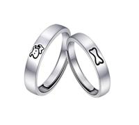 Matching Rings for Couples Cute Kitten Open Adjustable Ring I Love You Rings Relationship Rings for Long Distance Engagement Rings Wedding Band Rings Promise Rings Gifts for Girlfriend Boyfriend