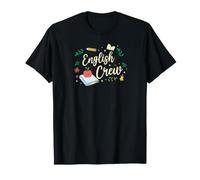 Matching Teacher School Picture English Crew T-Shirt