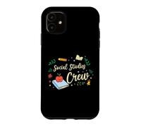 Matching Teacher School Picture Social Studies Crew Case for iPhone 11