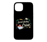 Matching Teacher School Picture Social Studies Crew Case for iPhone 13