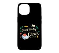 Matching Teacher School Picture Social Studies Crew Case for iPhone 15
