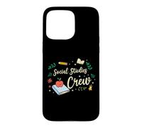 Matching Teacher School Picture Social Studies Crew Case for iPhone 15 Pro Max