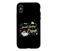 Matching Teacher School Picture Social Studies Crew Case for iPhone X/XS
