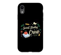 Matching Teacher School Picture Social Studies Crew Case for iPhone XR
