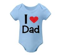 Matching Twin Infant Outfits 0-3M - 100% Cotton Bodysuit Set, Unisex Newborn Romper for Baby Boys Girls Sky Blue-style 24months