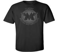 Matchless Motorcycles Tribute British Biker Grey Logo Mens T Shirt Black XXL