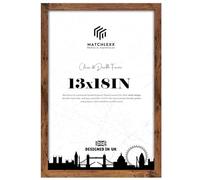MatchLexx Durable Craftsmanship 45x33cm Rustic | Solid MDF Wooden (13x18in) Poster Frames Showcase Memories, Quotes/Photography | Ideal for Home, Office, or Gallery Walls