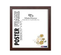 MatchLexx Modern 50 x 50 cm square jigsaw puzzle Poster, Photo, or Print Poster Photo Frame various sizes Wooden frames Ideal Home or Office Decor (50X50CM (19.7" x 19.7"), MAHOGONY)