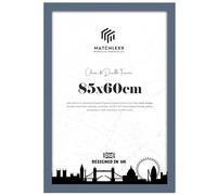 MatchLexx® Modern Dark Grey Flat HD Clear Perspex | Poster Picture Frame (85x 60 CM) - 33 x 23 Inch | 850 x 600 mm Frames Puzzle Frames Portrait/Landscape Display Rectangle 60 X 85cm