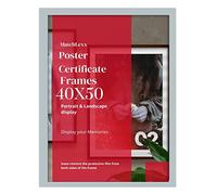 MatchLexx Modern Poster, Photo, or Print Poster Photo Frame 40x50cm various sizes Wooden frames Ideal Home or Office Decor (40x50CM (15.7" x 19.7"), LIGHT GREY)