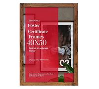 MatchLexx Modern Poster, Photo, or Print Poster Photo Frame 40x50cm various sizes Wooden frames Ideal Home or Office Decor (40x50CM (15.7" x 19.7"), RUSTIC)