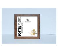 MatchLexx Modern Poster, Photo,Square 60 x 60 cm jigsaw puzzle Print Poster Photo Frame various sizes Wooden frames Ideal Home or Office Decor (60x60CM (23.6" x 23.6"), WALNUT)