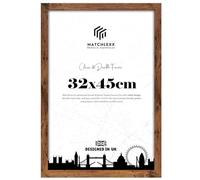 MatchLexx® Modern Rustic Finish HD Clear Perspex | Poster Picture Frame (32 x 45 CM) - 17 x 12 Inch | 320 x 450 mm Frames Puzzle Frames Portrait/Landscape Display Rectangle 45 X 32cm