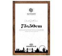 MatchLexx® Modern Rustic Flat HD Clear Perspex | Personalised Poster Frame (50 x 75 CM) - 29 x 19 Inch | 500 x 750 mm Frames Puzzle Frames Vertical/Horizontal Display Rectangle 75 X 50cm