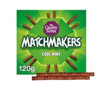 Matchmakers Cool Mint Chocolate Sticks Box | 120g of Crunchy Mint Pieces in Milk & Dark Chocolate | Festive Treats for Sharing, Stocking Fillers & After-Dinner Moments