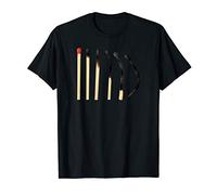 Matchstick life when lit funny making fire watching it burn T-Shirt