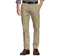 Matchstick Men's Slim Fit Tapered Trousers Casual Work Smart Stretch Chinos, Apricot, L (l)