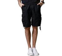 Matchstick Men's Twill Cargo Short, Brand Size 6XL/44 (UK Size 44W / 12L), S3612 Army Green