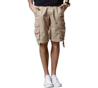 Matchstick Men's Twill Cargo Short, Brand Size M/30 (UK Size 31W / 12L), S3612 Apricot