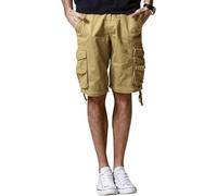 Matchstick Men's Twill Cargo Short, Brand Size M/30 (UK Size 31W / 12L), S3612 Classic Khaki