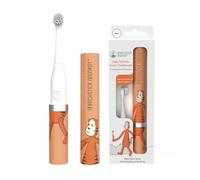 Matchstick Monkey Baby Electric Sonic Toothbrush, Teddy Tiger | Infant Toothbrush with Gentle Sonic Vibrations And Ultra-Soft Bristles For Early Oral Care From 3 Months+