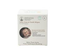 Matchstick Monkey Baby Gum & Teeth Wipes, Gently Remove Milk Sugars & Residue, On-the-go Oral Hygiene, Flouride-Free, Prevent Plaque Buildup, 0 Months +, Pack of 25