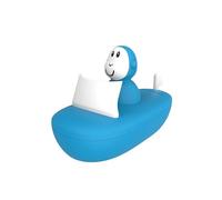 Matchstick Monkey, Bathtime Boat Set, Antimicrobial Baby Bath Toy, Easy To Grip, Sensory Learning - Boat Set (1 Wobbler + 1 Boat), 12 Months Old+, Blue