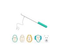 Matchstick Monkey Bathtime Fishing Game, Antimicrobial Baby Bath Toy, Easy To Grip, Sensory Learning - Fishing Game, 12 Months Old+