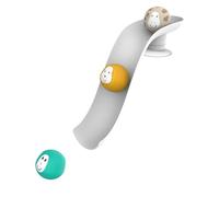 Matchstick Monkey, Bathtime Slide Set, Antimicrobial Baby Bath Toy, Easy To Grip, Sensory Learning - Slide Set (1 Slide + 3 Fun Animal Character Rocks), 12 Months Old+, White